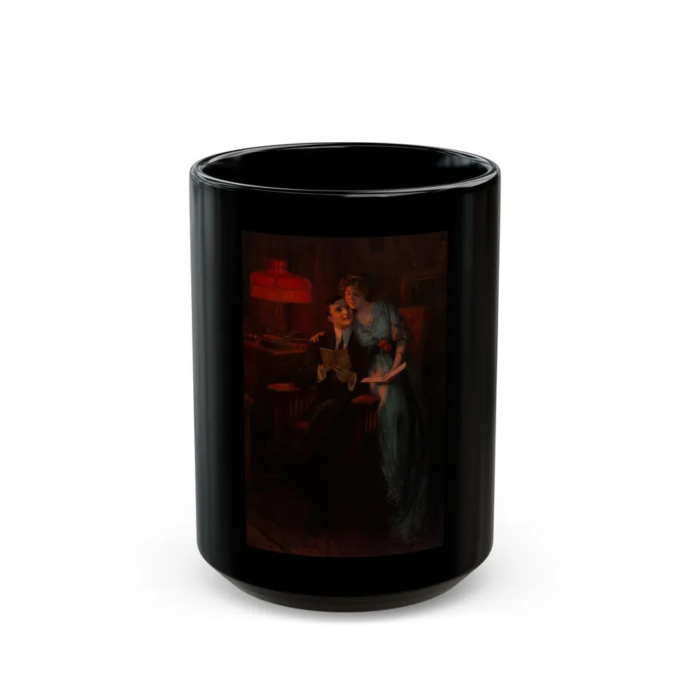 Evening Time - Black Coffee Mug-15oz-Go Mug Yourself