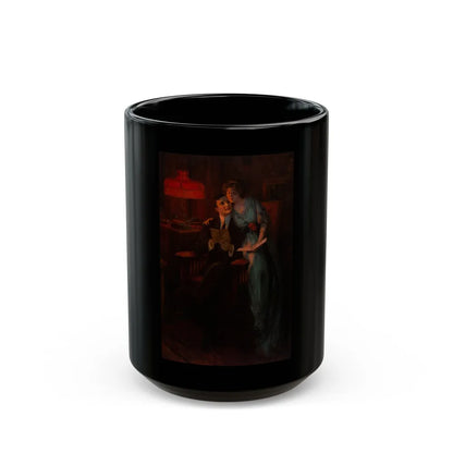 Evening Time - Black Coffee Mug-15oz-Go Mug Yourself