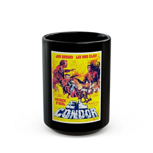 EL CONDOR (SPANISH) 1970 Movie Poster - Black Coffee Mug-15oz-Go Mug Yourself