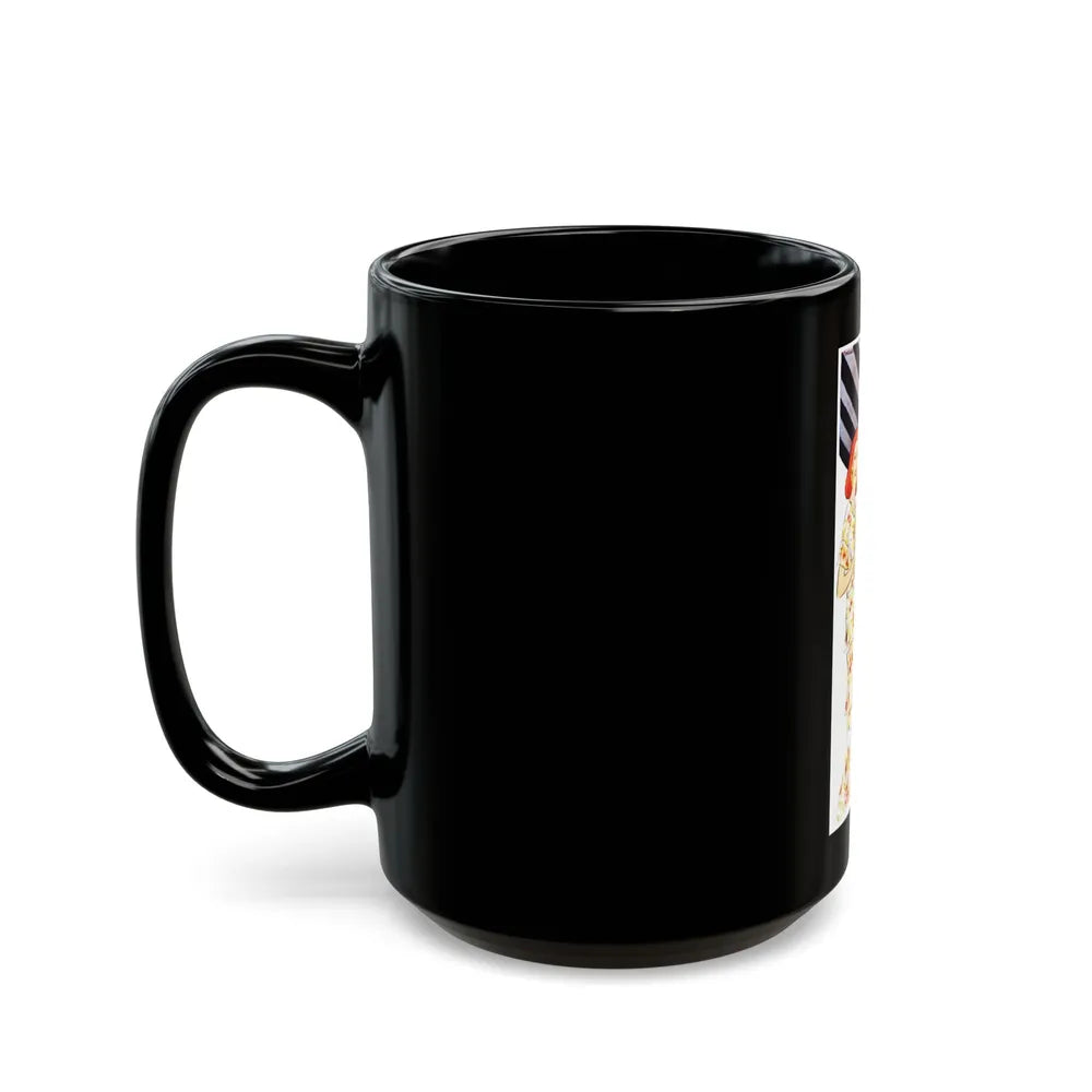 Fashion Illustration (1) - Black Coffee Mug-Go Mug Yourself