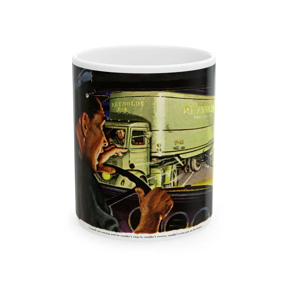 Death On Wheels, 1948 - White Coffee Mug-11oz-Go Mug Yourself