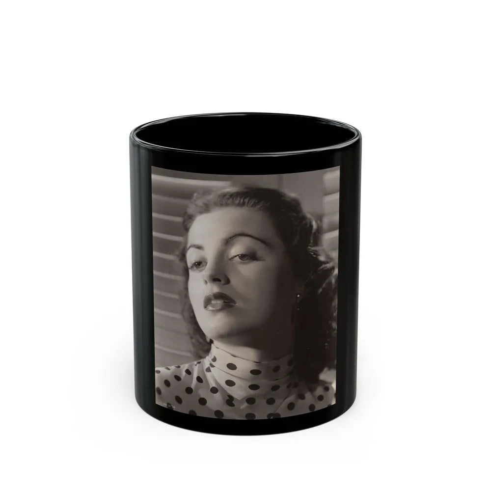 Faith Domergue #169 (Vintage Female Icon) Black Coffee Mug-11oz-Go Mug Yourself