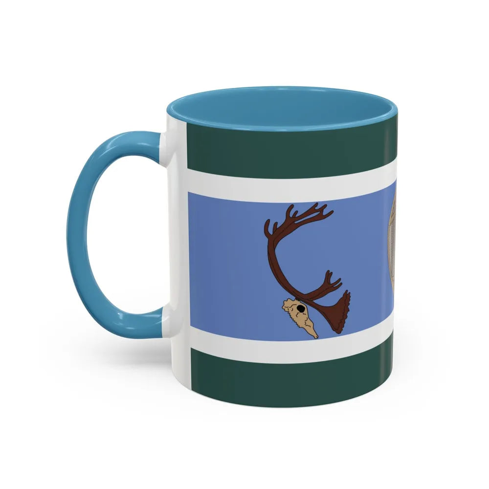 Innu Nation Flag - Accent Coffee Mug-Go Mug Yourself