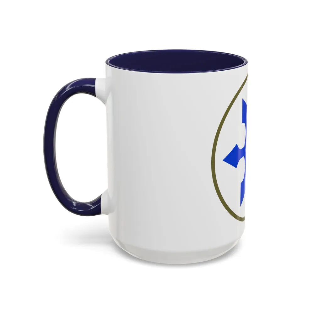 XXXIII Corps (U.S. Army) Accent Coffee Mug-Go Mug Yourself