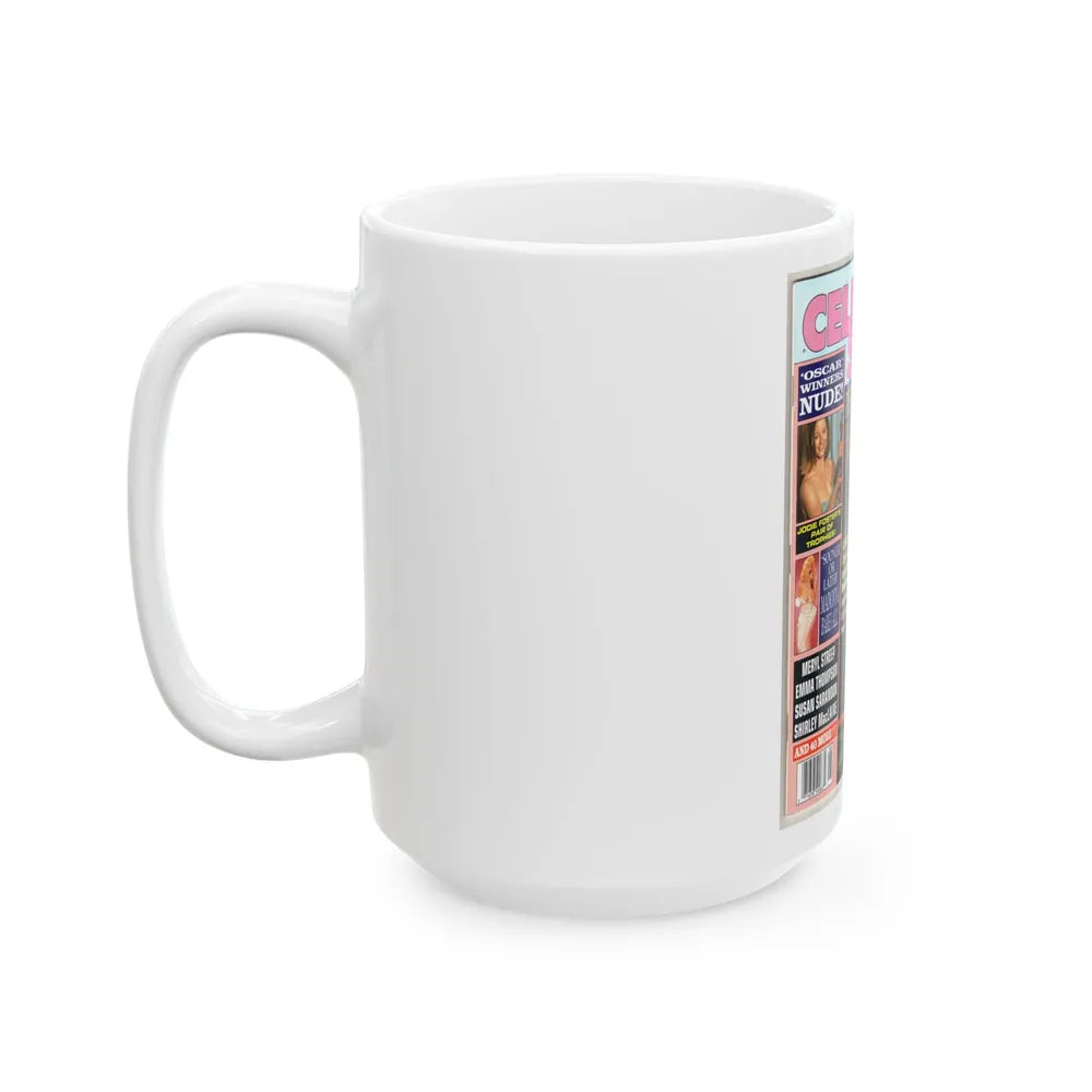 Linda Blair #150 - Mag. Cover (Vintage Female Icon) White Coffee Mug-Go Mug Yourself