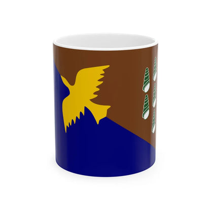 Flag of Manus Papa New Guinea - White Coffee Mug-11oz-Go Mug Yourself