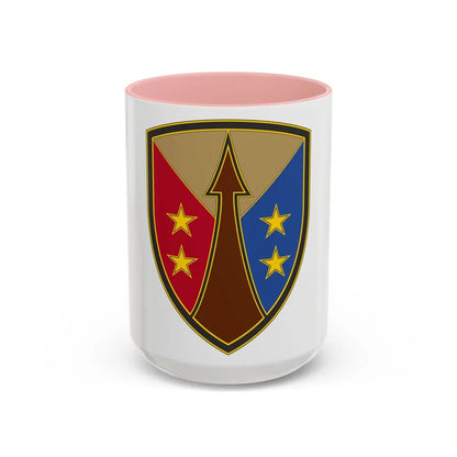 Reserve Sustainment Command (U.S. Army) Accent Coffee Mug-15oz-Pink-Go Mug Yourself