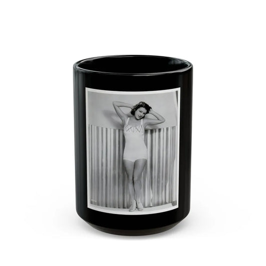 Lillian Roth #48 (Vintage Female Icon) Black Coffee Mug-15oz-Go Mug Yourself