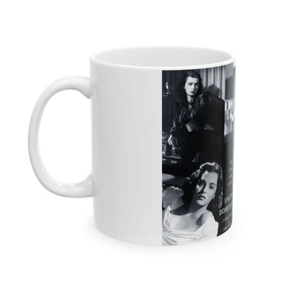 Faith Domergue #82 - Wallpaper (Vintage Female Icon) White Coffee Mug-Go Mug Yourself