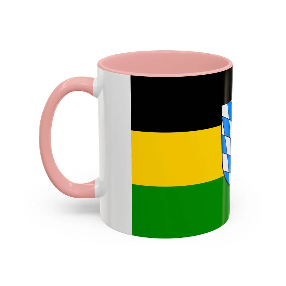 Flag of Coburg Germany - Accent Coffee Mug-Go Mug Yourself