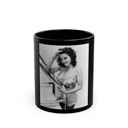 Jane Russell #199 (Vintage Female Icon) Black Coffee Mug-11oz-Go Mug Yourself