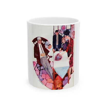 Dusty Valentine by Cathleen Rogers, Homes & Gardens, 1966 - White Coffee Mug-11oz-Go Mug Yourself