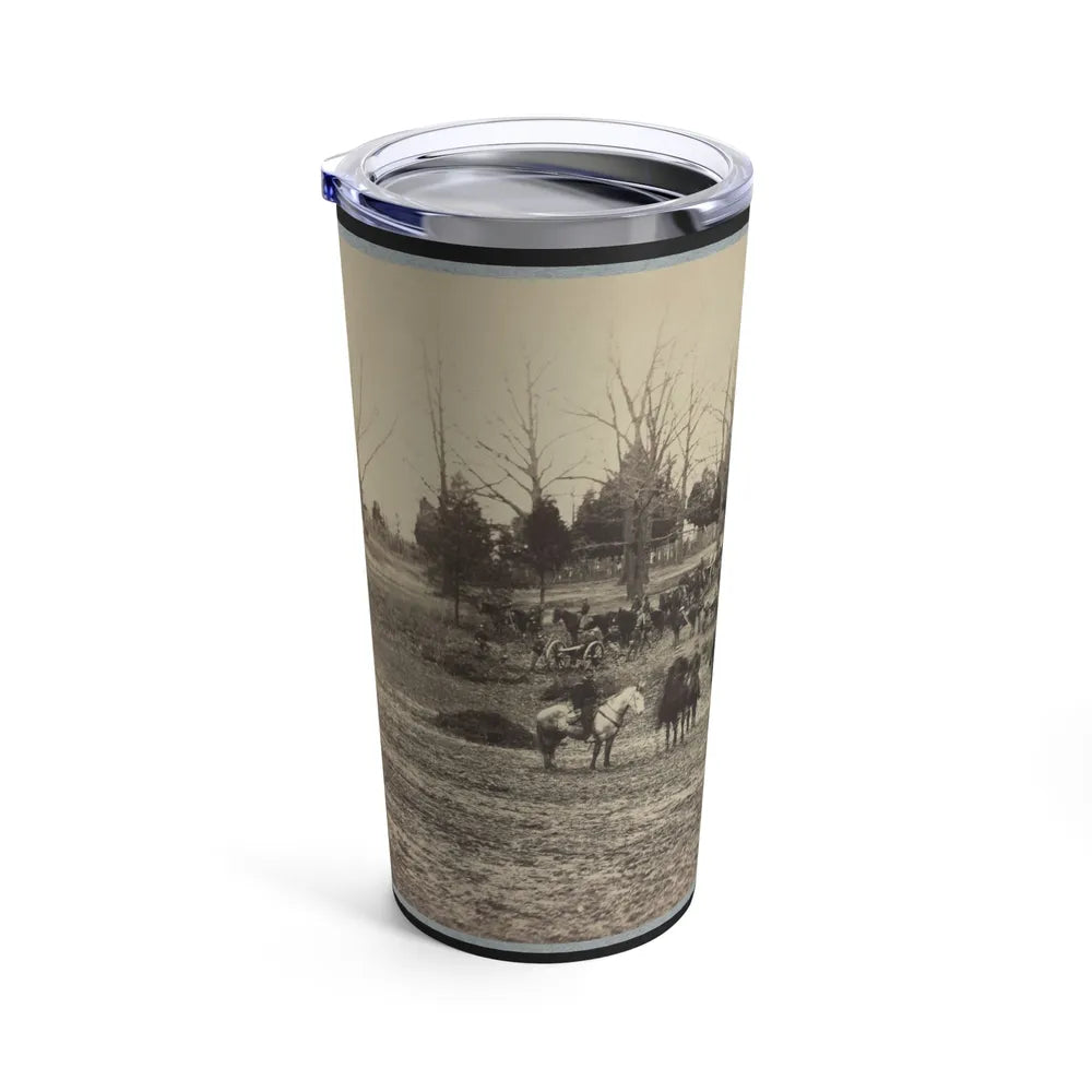 Union Artillery Unit Posed With Cannons And Horses (U.S. Civil War) Tumbler 20oz-Go Mug Yourself