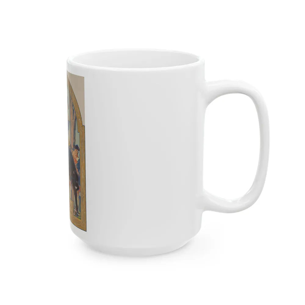 General Washington, magazine cover study - White Coffee Mug-Go Mug Yourself