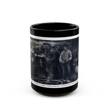 DeadMen Pay No Bills (1), Redbook, December 1934 - Black Coffee Mug-15oz-Go Mug Yourself