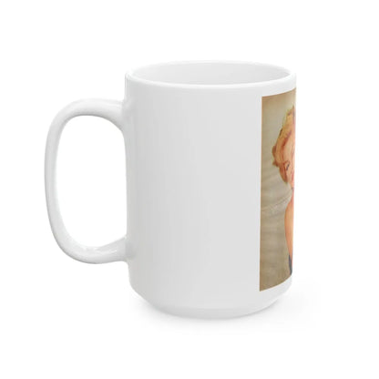 Julie Newmar #275 (Vintage Female Icon) White Coffee Mug-Go Mug Yourself