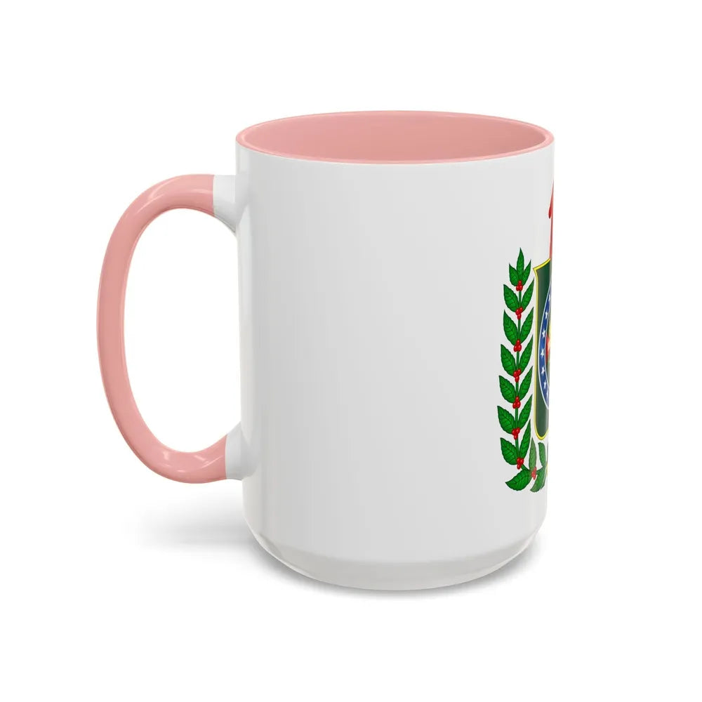 Republican Convention Brazil Emblem - Accent Coffee Mug-Go Mug Yourself