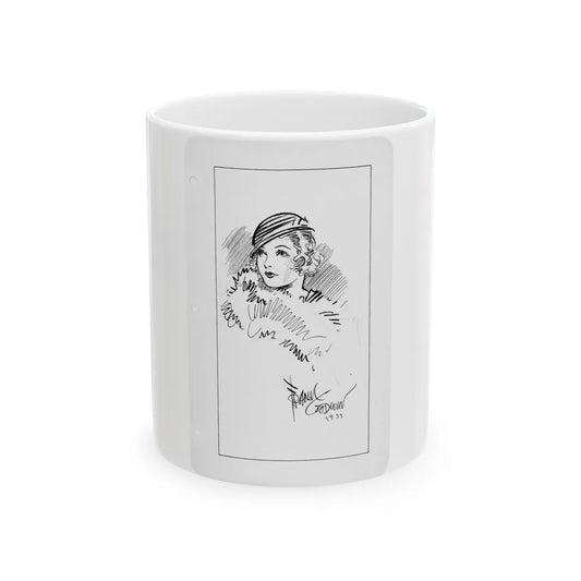 Connie Illustration (1933) - White Coffee Mug-11oz-Go Mug Yourself