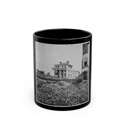 Charleston, S.C. O'connor House (180 Broad Street), In Which Union Officers Were Confined Under Fire (U.S. Civil War) Black Coffee Mug-11oz-Go Mug Yourself