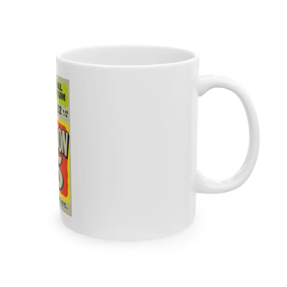 The Jackson 5 Poster (Music Poster) White Coffee Mug-Go Mug Yourself