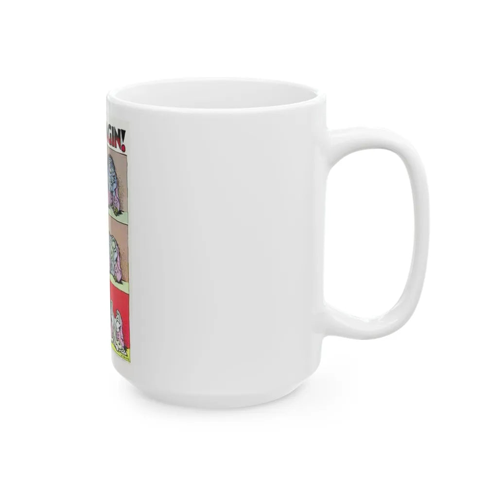 stoned again (Music Poster) White Coffee Mug-Go Mug Yourself