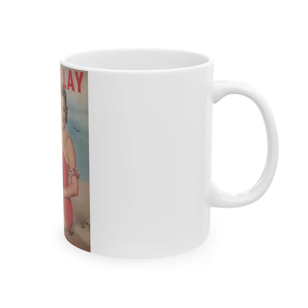 Terry Moore #117 - Mag. Cover (Vintage Female Icon) White Coffee Mug-Go Mug Yourself