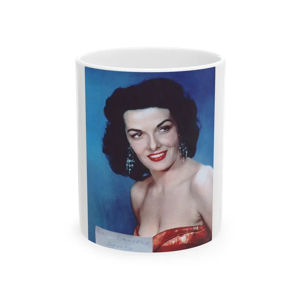 Jane Russell #164 (Vintage Female Icon) White Coffee Mug-11oz-Go Mug Yourself