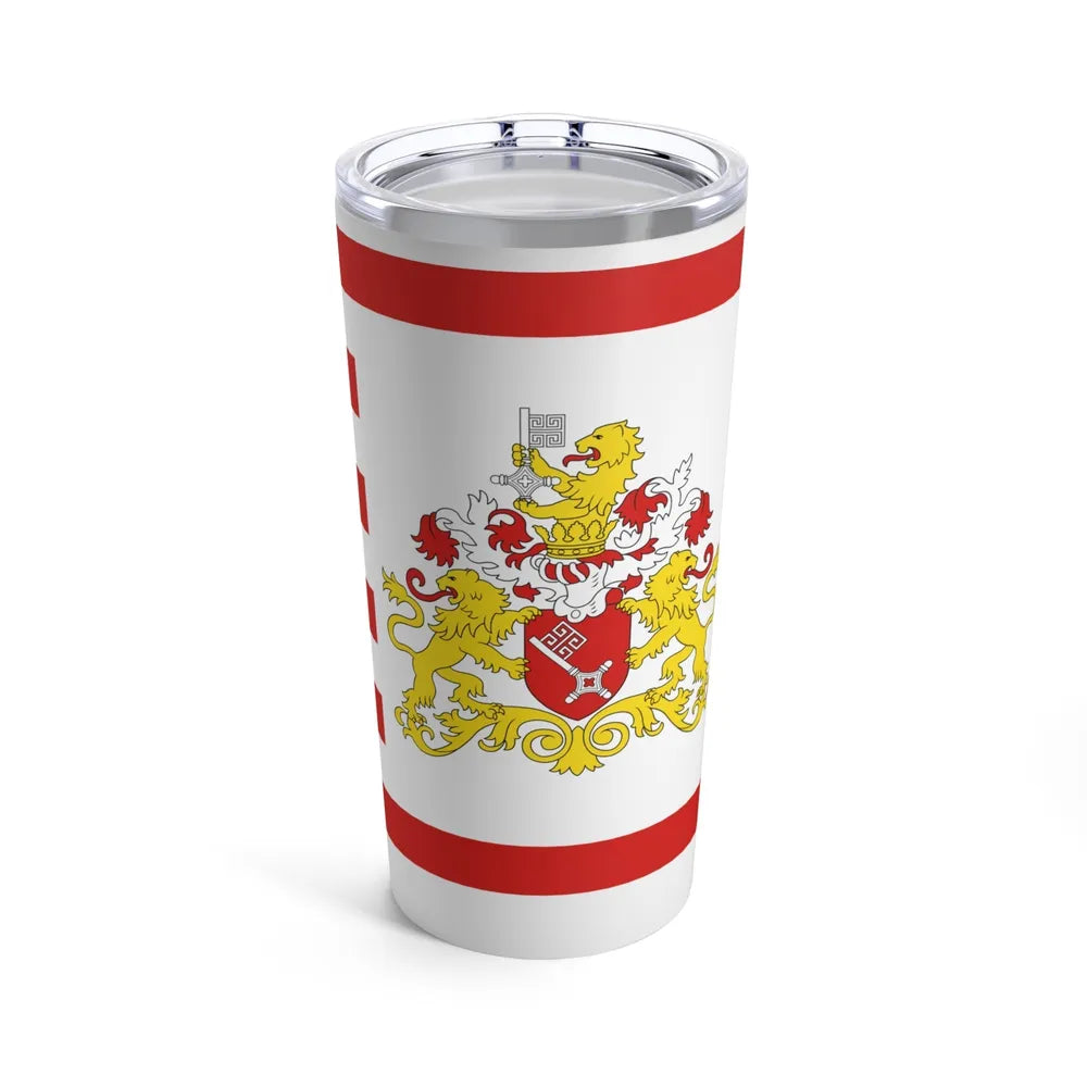 Flag of Bremen with flag arms Germany - Tumbler 20oz-20oz-Go Mug Yourself