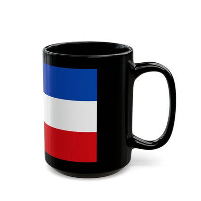 Flag of Vogelsbergkreis Germany - Black Coffee Mug-Go Mug Yourself