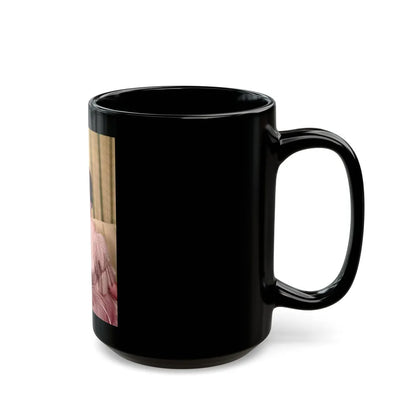 Jeanne Crain #123 (Vintage Female Icon) Black Coffee Mug-Go Mug Yourself