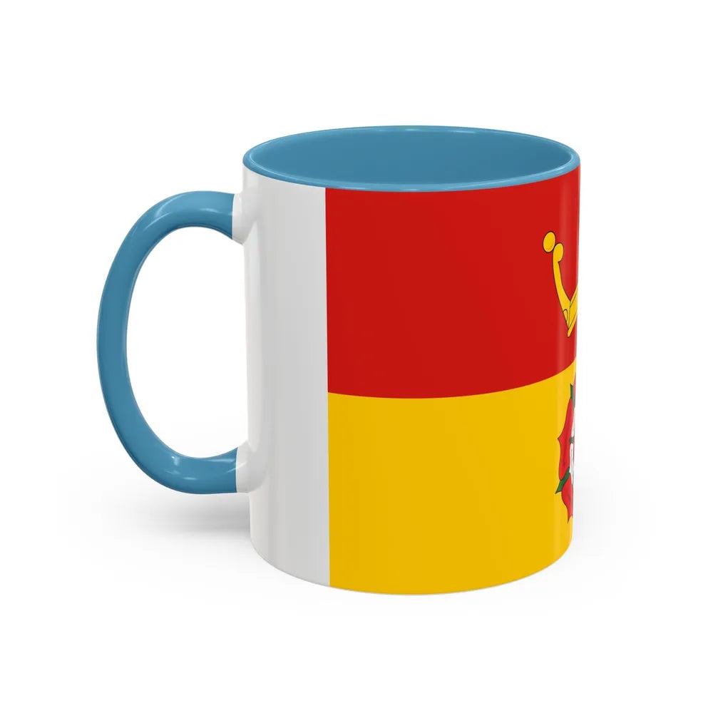 Flag of Hampshire UK - Accent Coffee Mug-Go Mug Yourself