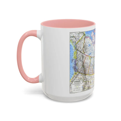 Canada (1972) (Map) Accent Coffee Mug-Go Mug Yourself