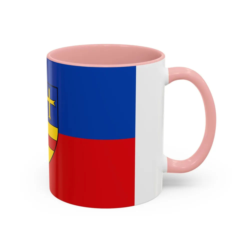 Flag of Cloppenburg Germany - Accent Coffee Mug-Go Mug Yourself