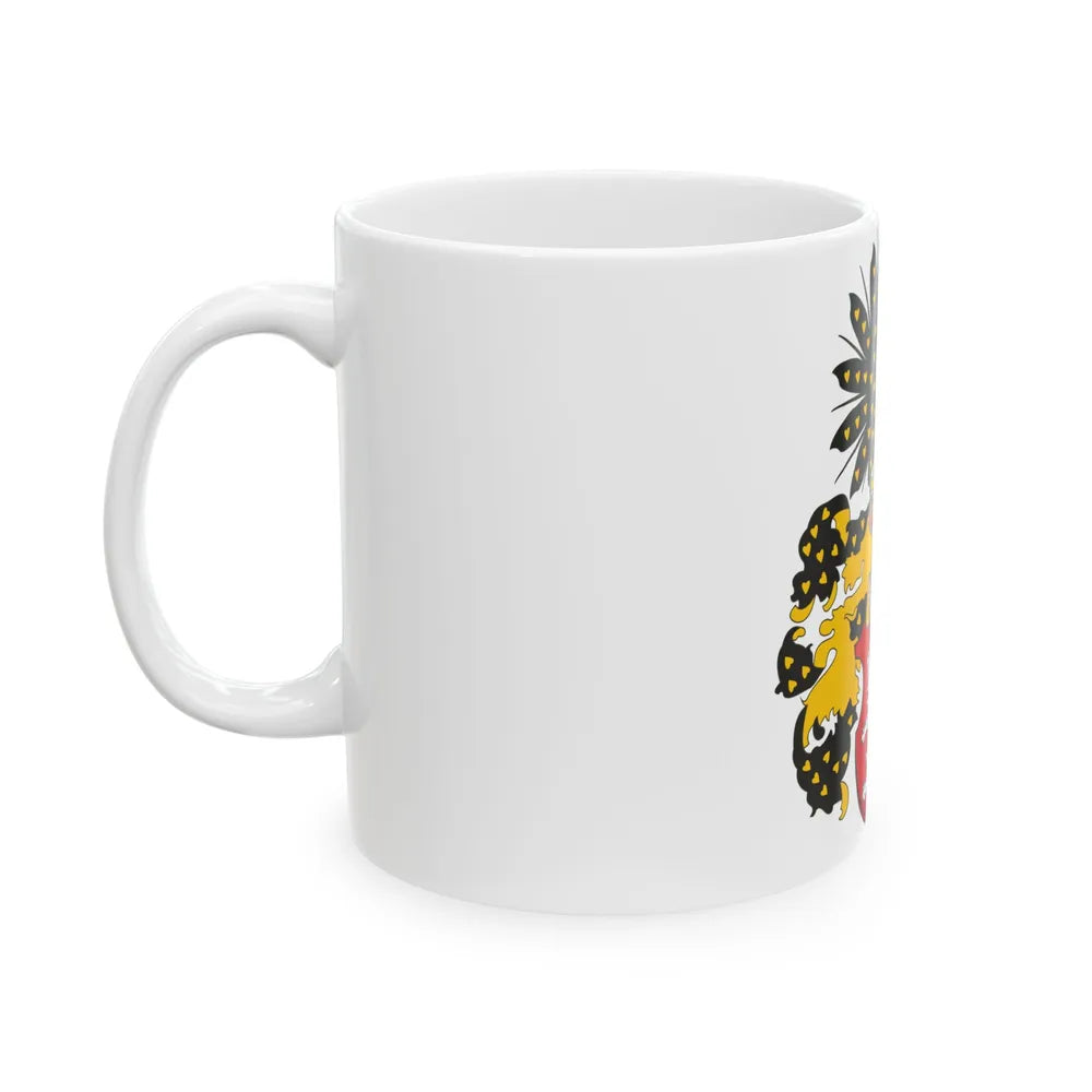 Coat of arms of the Kingdom of Bohemia - White Coffee Mug-Go Mug Yourself