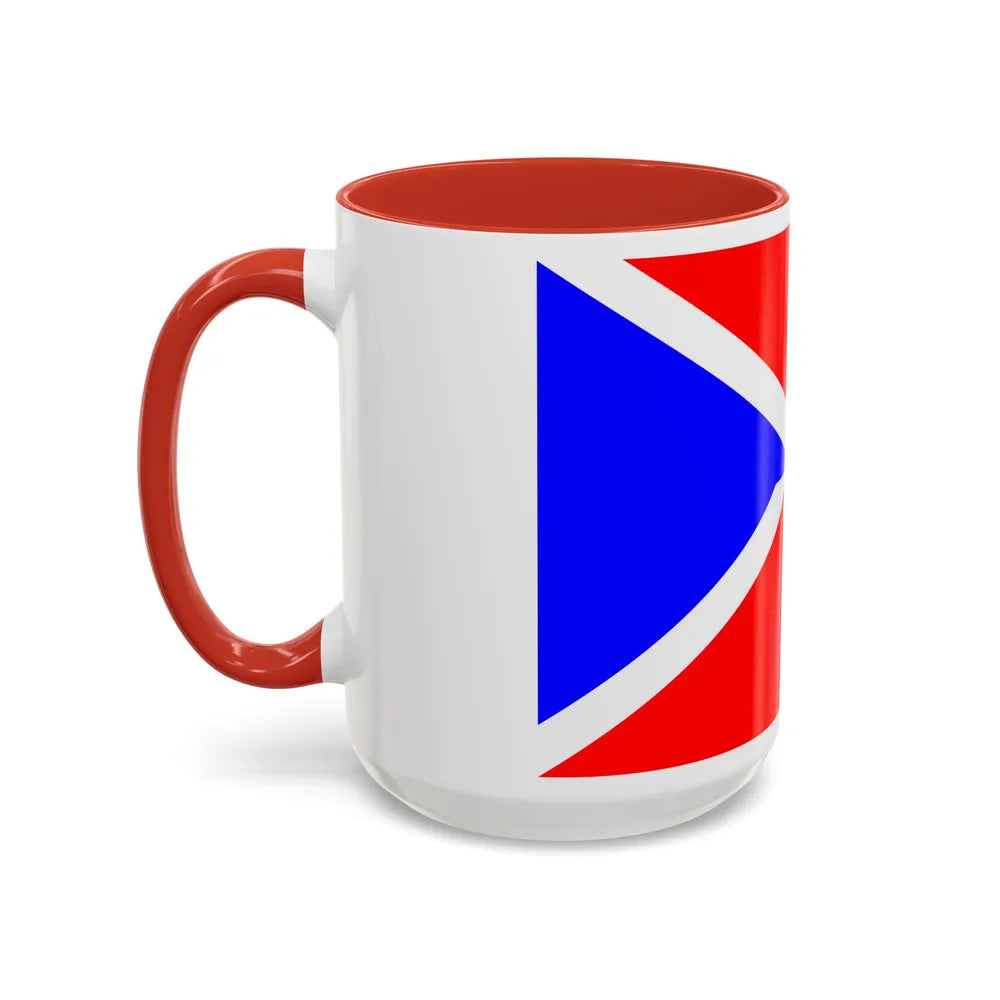 Flag of Dingli Malta - Accent Coffee Mug-Go Mug Yourself