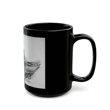 Fishing Interrupted - Black Coffee Mug-Go Mug Yourself