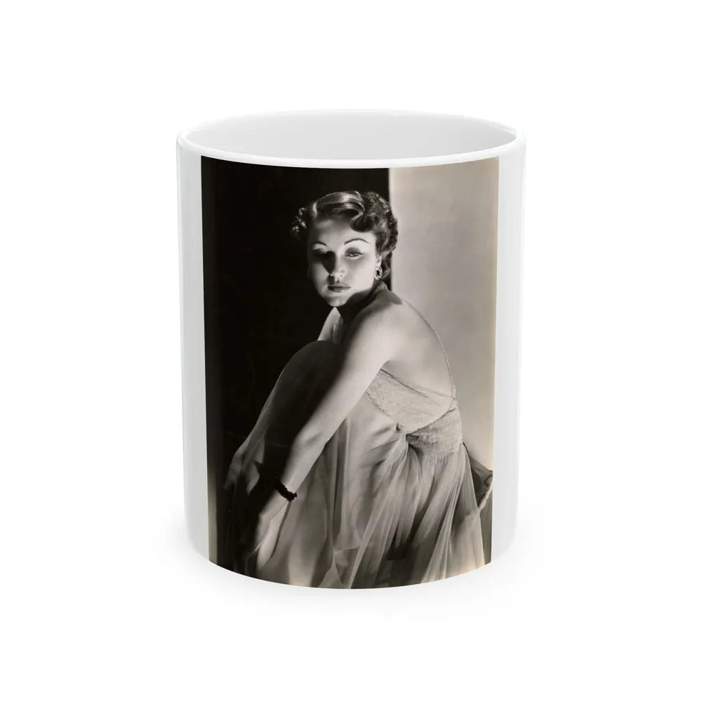 Fay Wray #208 (Vintage Female Icon) White Coffee Mug-11oz-Go Mug Yourself