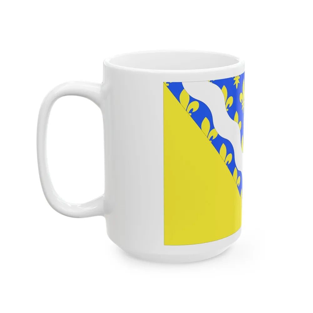 Flag of Val de Marne France 2 - White Coffee Mug-Go Mug Yourself