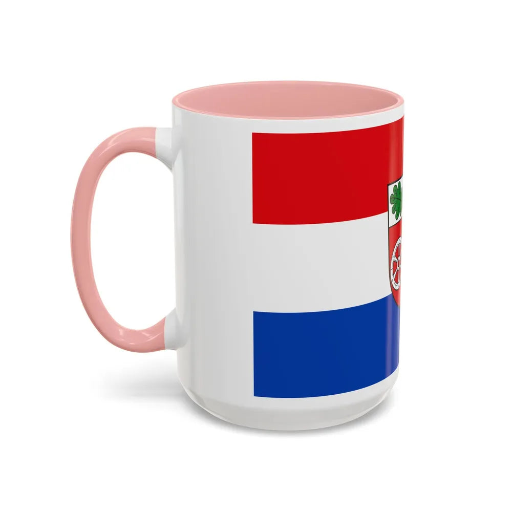 Flag of Aschaffenburg Germany - Accent Coffee Mug-Go Mug Yourself