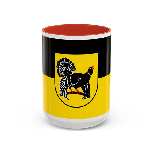 Flag of Freudenstadt Germany - Accent Coffee Mug-15oz-Red-Go Mug Yourself