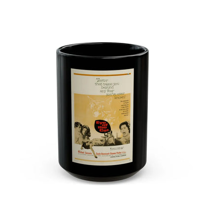 EYE OF THE CAT 1969 Movie Poster - Black Coffee Mug-15oz-Go Mug Yourself