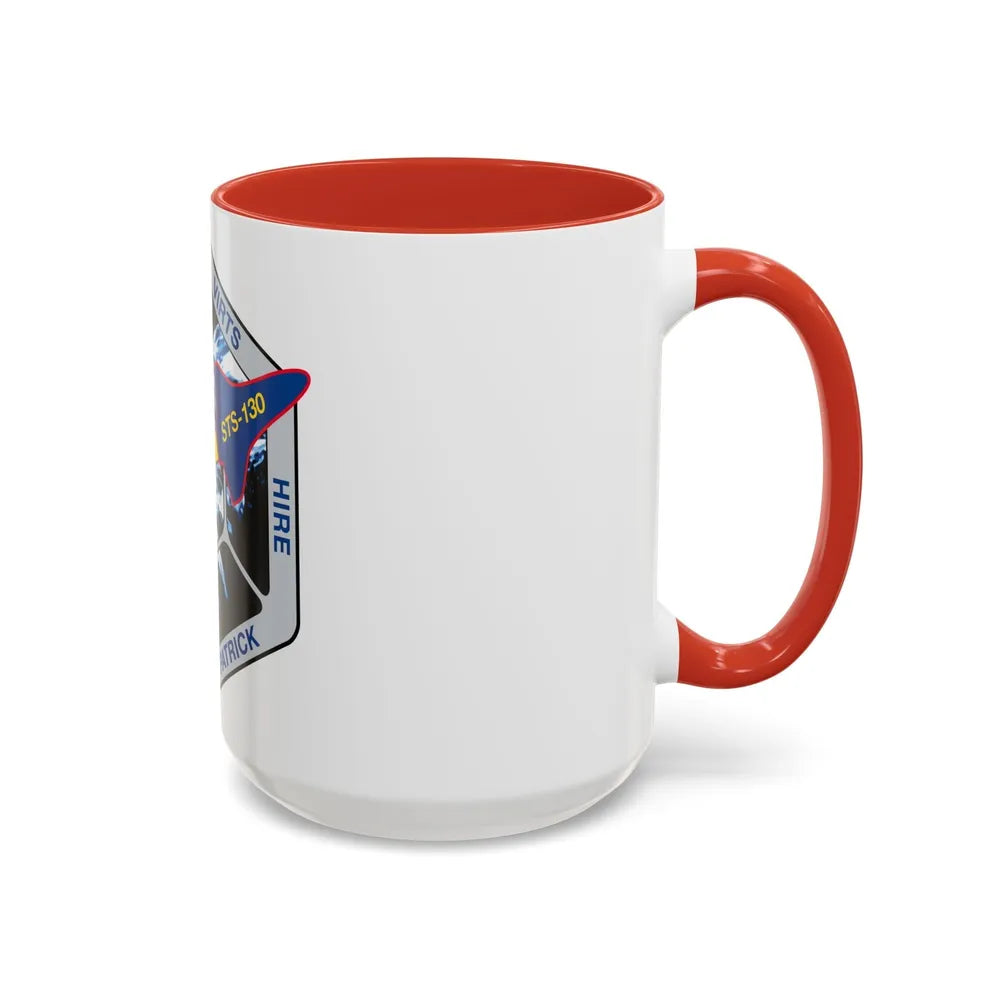 STS 130 (NASA) Accent Coffee Mug-Go Mug Yourself