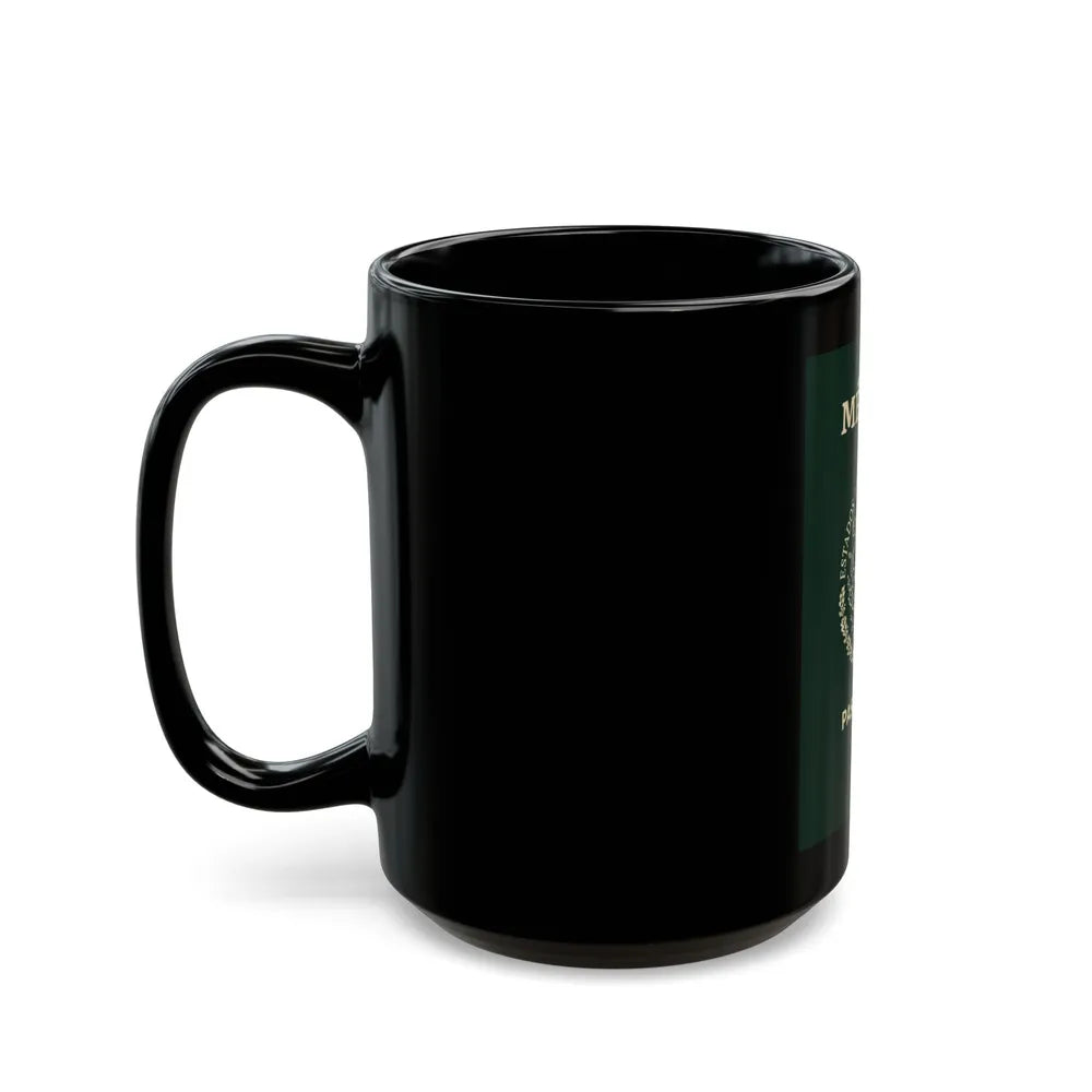 Mexican Passport - Black Coffee Mug-Go Mug Yourself