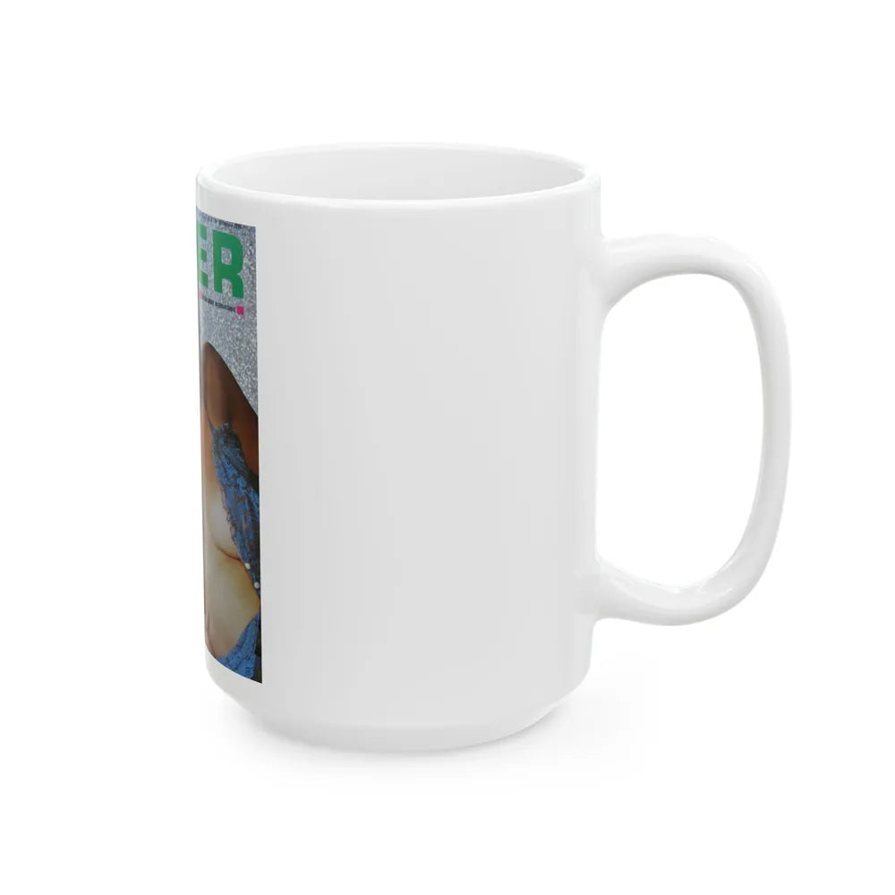 Linda Blair #275 - Mag. Cover (Vintage Female Icon) White Coffee Mug-Go Mug Yourself