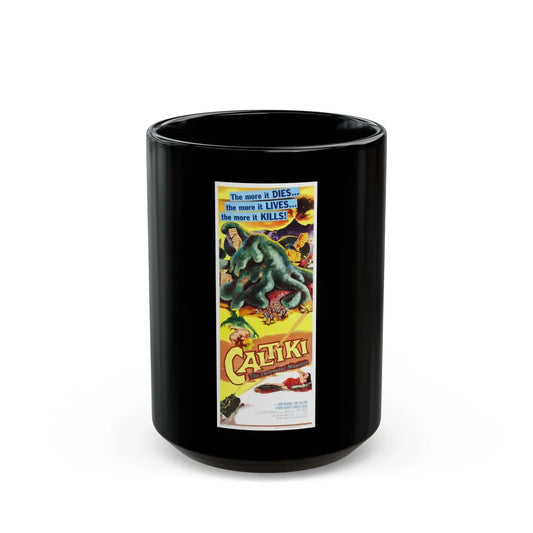 CALTIKI THE IMMORTAL MONSTER (2) 1959 Movie Poster - Black Coffee Mug-15oz-Go Mug Yourself