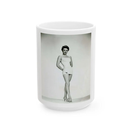 Carol Ohmart #62 (Vintage Female Icon) White Coffee Mug-15oz-Go Mug Yourself