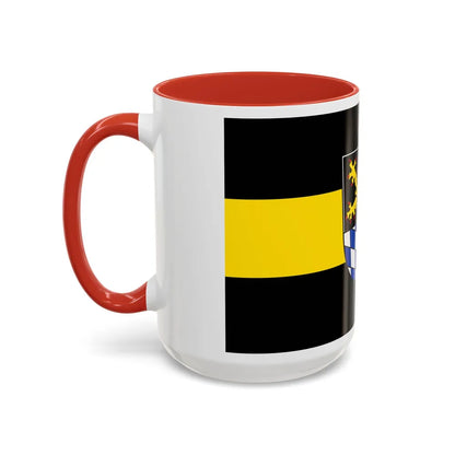 Flag of Amberg Germany - Accent Coffee Mug-Go Mug Yourself