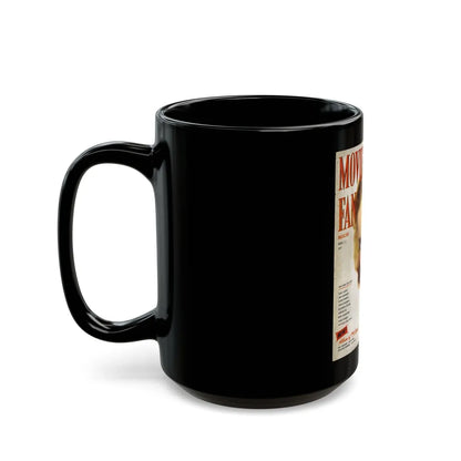 Jeanne Crain #193 - Mag. Cover (Vintage Female Icon) Black Coffee Mug-Go Mug Yourself