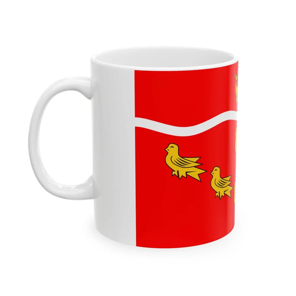 Flag of East Sussex UK - White Coffee Mug-Go Mug Yourself