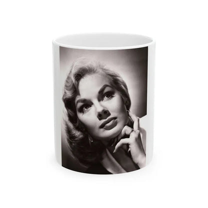 Leslie Parrish #225 (Vintage Female Icon) White Coffee Mug-11oz-Go Mug Yourself